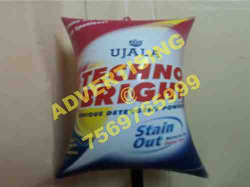 inflatable dangler pouch